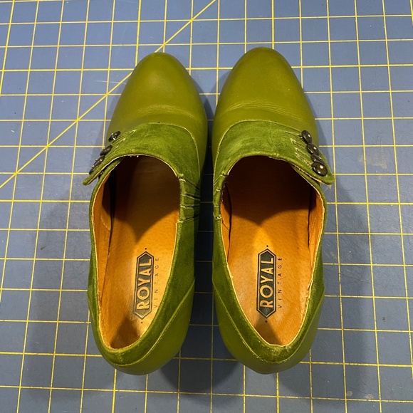 American Duchess button shoes Greta green 1930s royal vintage label - Picture 4 of 10